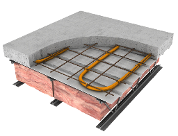 Radiant Thin Slab over Steel Decking