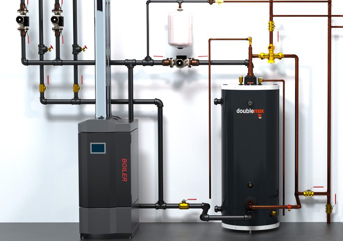 DoubleMax 50-4 Install with Boiler