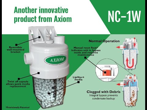 Axiom NC-1W "Wall Hung" Condensate Neutralizer