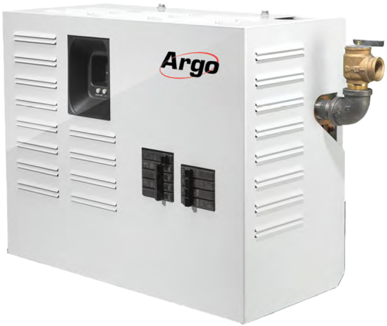 Argo AT SeriesC 4Element 24KW, 81K BTU/Hr Electric Boiler w/Breakers