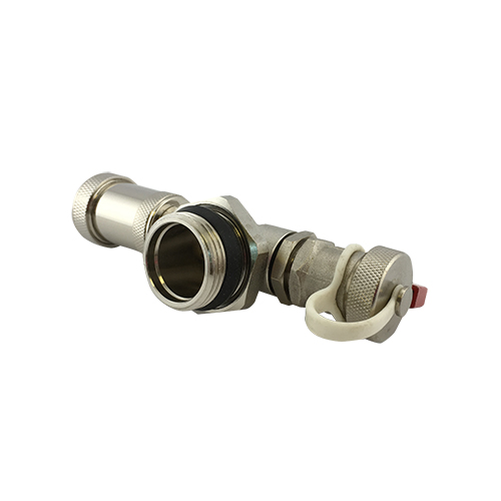Legend Chrome Plated Brass Air & Water Purge Adapter | Pexheat.com